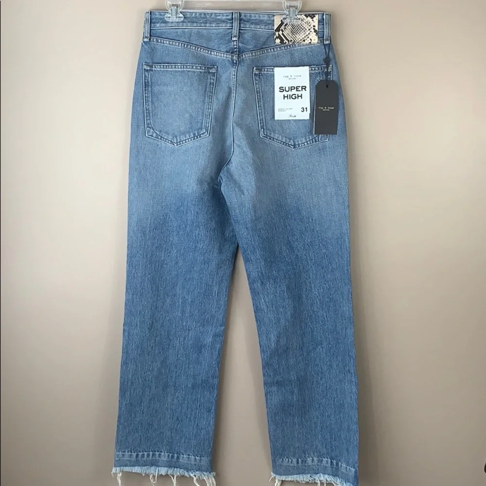 NWT Rag & Bone Ruth super high rise jeans sz 31